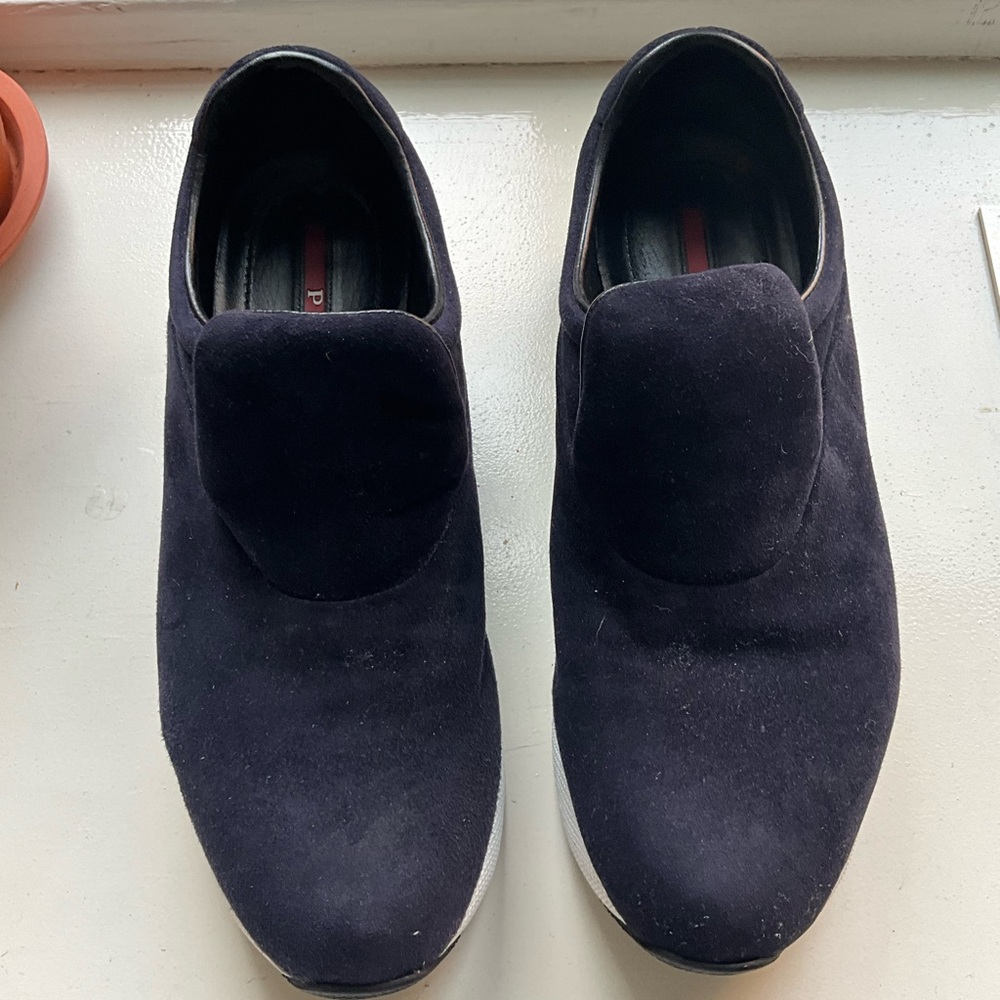 PRADA VINTAGE Size 36 suede sneakers